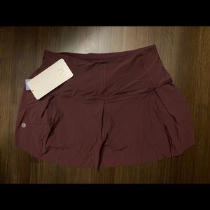Brand new lululemon tennis skort! Super cute and comfy!